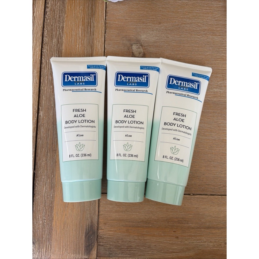 DERMASIL Labs ALOE FRESH Moisturizing Body Lotion 8 Ounce